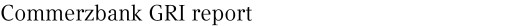 Commerzbank GRI report