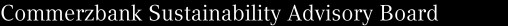 Commerzbank Sustainability Advisory Board
