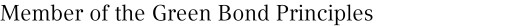 Member of the Green Bond Principles