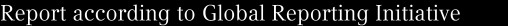 Report according to Global Reporting Initiative