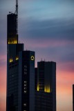 Zentrale Frankfurt, Sonnenuntergang