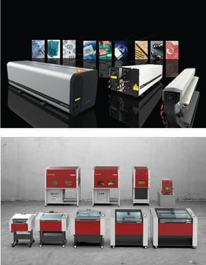 The figure shows laser devices and chartplotters from TroGroup