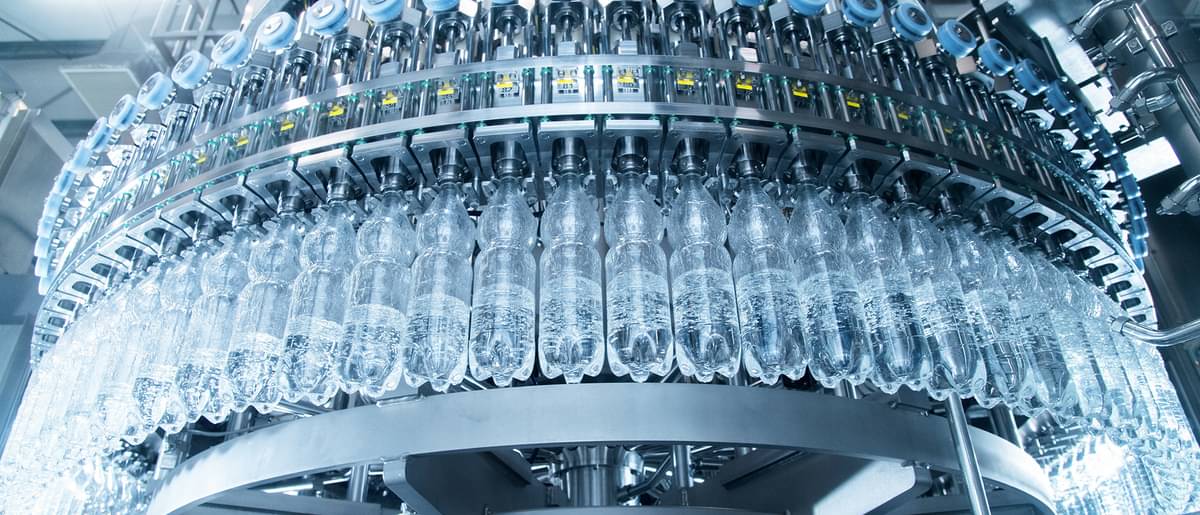 Krones bottling plant