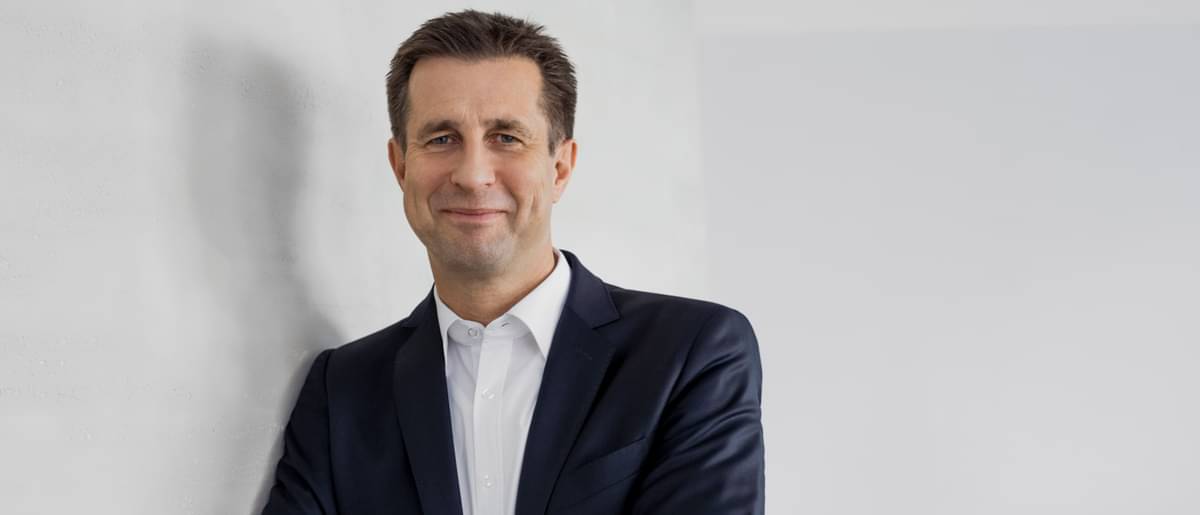 Foto zeigt Michael Kotzbauer, Firmenkundenvorstand der Commerzbank